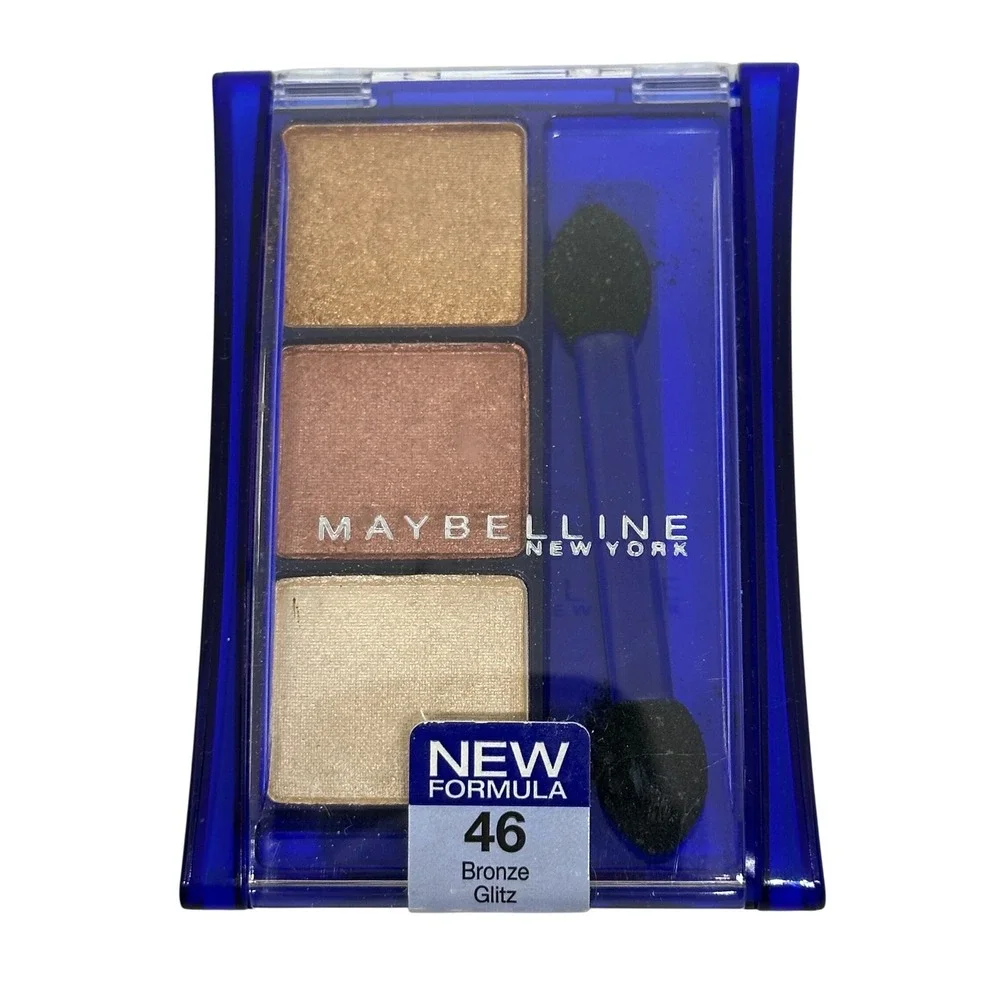 Maybelline Expert Wear Eye Shadow Bronze Glitz 46 Shimmer Trio Compact WC356